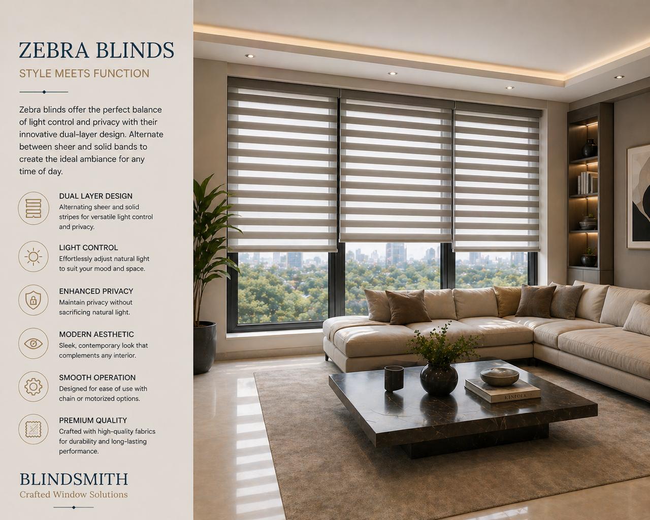 Manual Zebra Blinds
